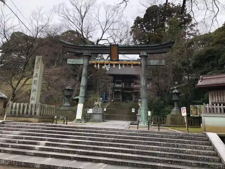 三国神社の鳥居