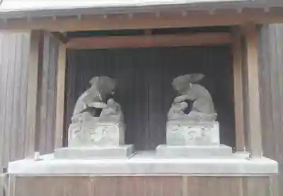 調神社の狛犬