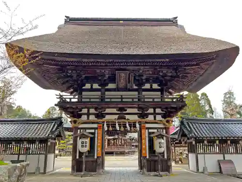 沙沙貴神社の山門