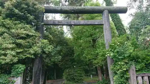 忍　諏訪神社・東照宮　の鳥居