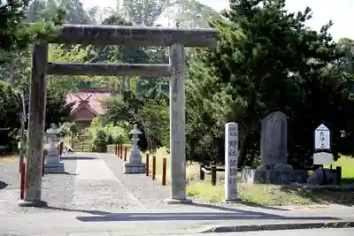 山越諏訪神社の鳥居