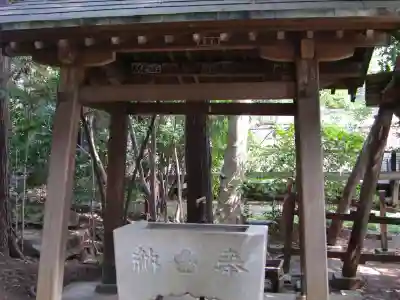 土支田八幡宮の手水舎