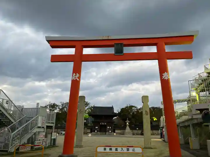 松原八幡神社の鳥居