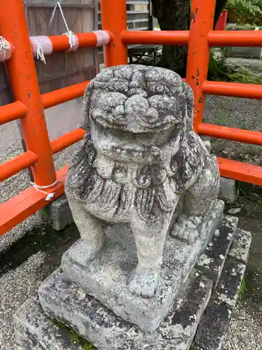 龍田大社の狛犬