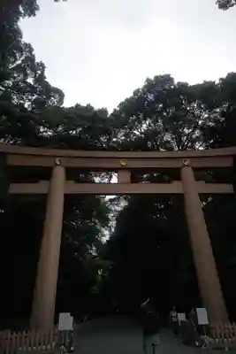 明治神宮の鳥居