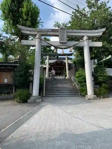 鳩ヶ谷氷川神社の鳥居