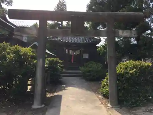 曽根神社の鳥居