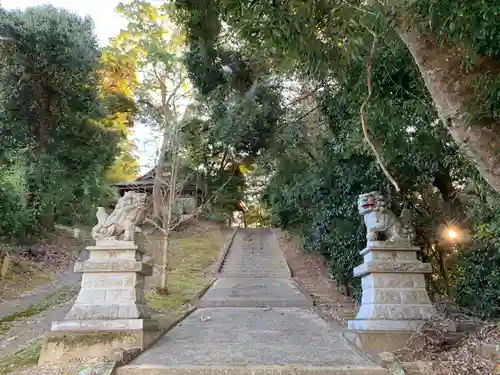 台田神社の狛犬