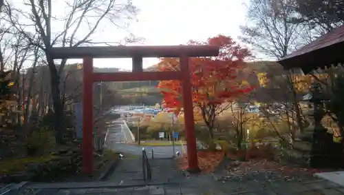 置戸神社の鳥居