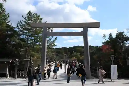 伊勢神宮内宮（皇大神宮）の鳥居