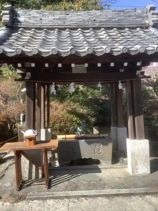 籠守勝手神社(木曽川町黒田)の手水舎