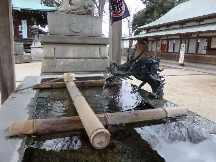 (下館)羽黒神社の手水舎