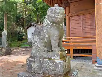 甲波宿祢神社の狛犬