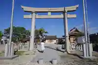 南明治八幡社の鳥居