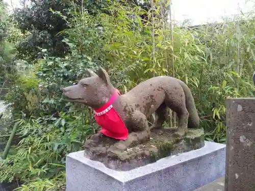 白笹稲荷神社の狛犬