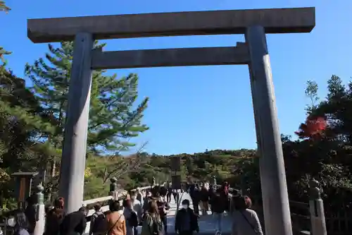 伊勢神宮内宮（皇大神宮）の鳥居