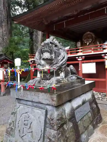 日光二荒山神社の狛犬