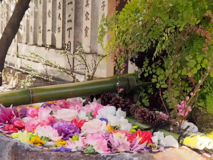 元三島神社の手水舎