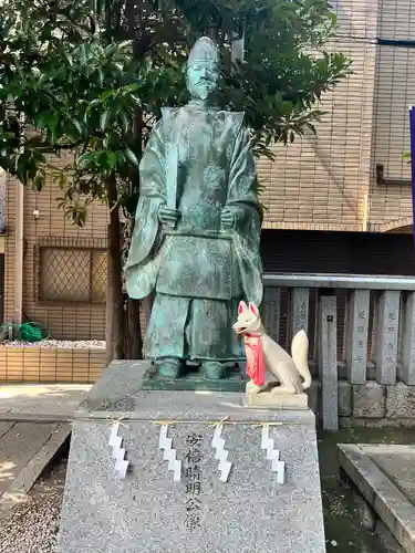 安倍晴明神社の像