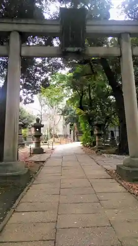 赤坂氷川神社の鳥居