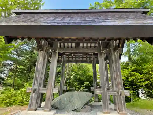 剣淵神社の手水