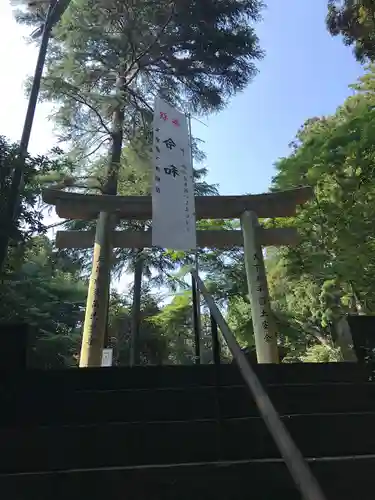 蛟蝄神社奥の宮の鳥居