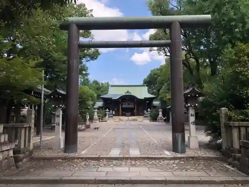 溝旗神社（肇國神社）の鳥居