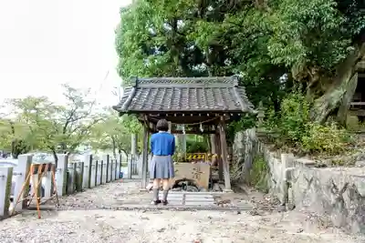 山口八幡社の手水舎
