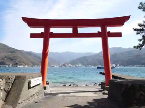 諸口神社の鳥居