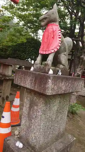 三輪神社の狛犬