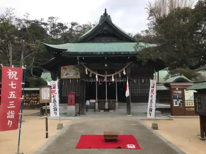 忌宮神社の本殿・本堂