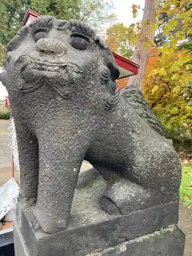 江部乙神社の狛犬