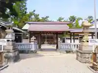 神明社(西之口神明社)の山門・神門