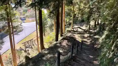 白山神社の庭園