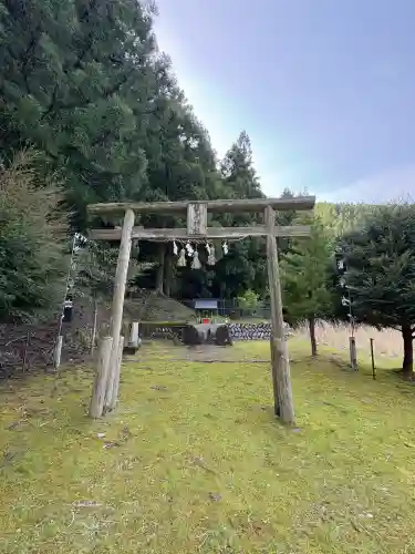 槇渕神社の鳥居