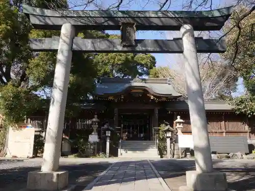 鳩ヶ谷氷川神社の鳥居