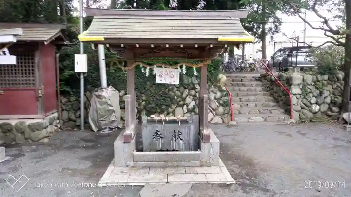日吉神社の手水舎
