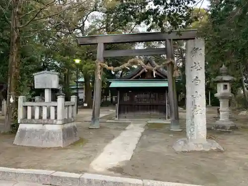 白山社（寺切白山社）の鳥居