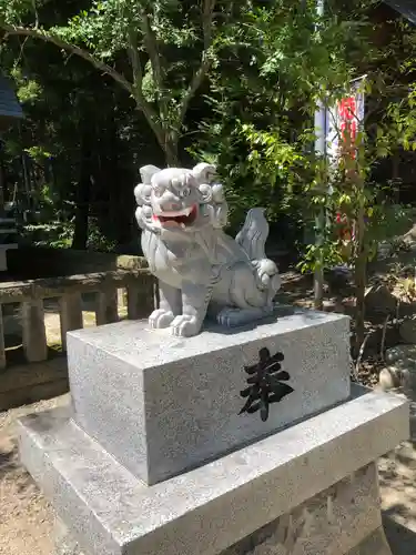 開成山大神宮の狛犬