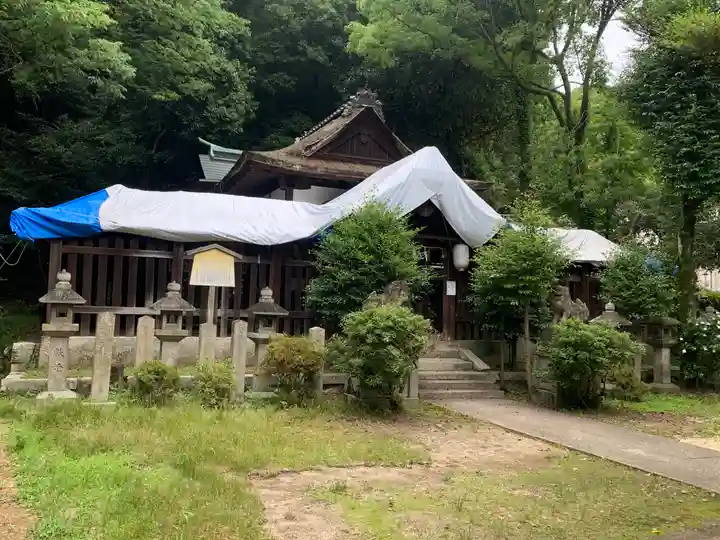 關蝉丸神社下社の本殿・本堂