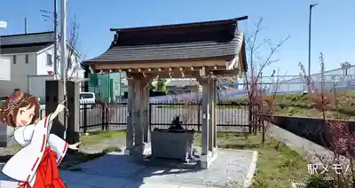 飯塚冨士神社の手水舎
