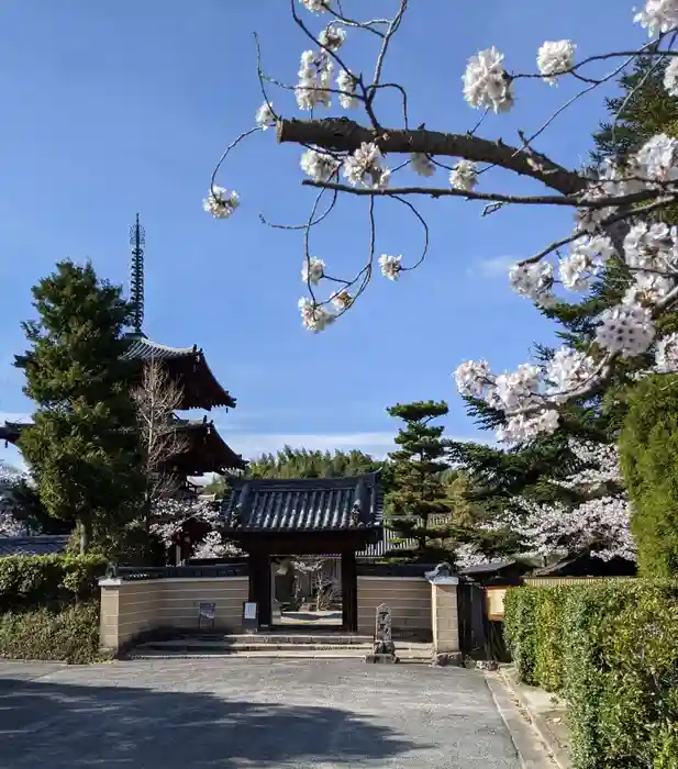 法輪寺の山門