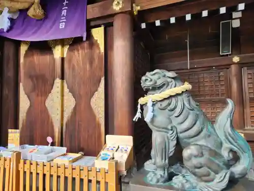 兵庫縣姫路護國神社の狛犬