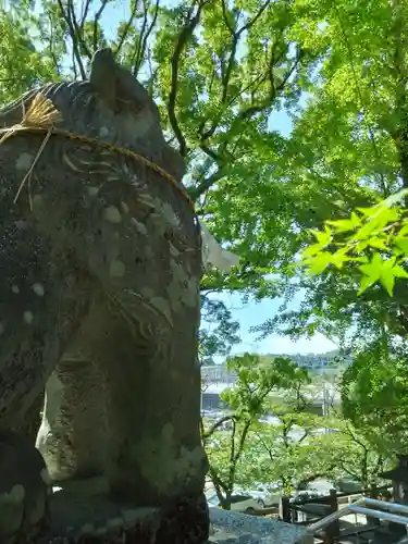 北岡神社の狛犬