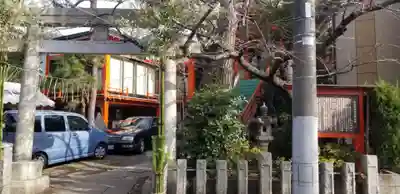 於玉稲荷神社の鳥居