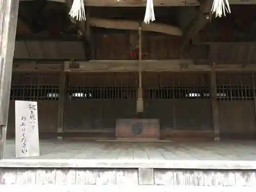 小坂神社の本殿・本堂