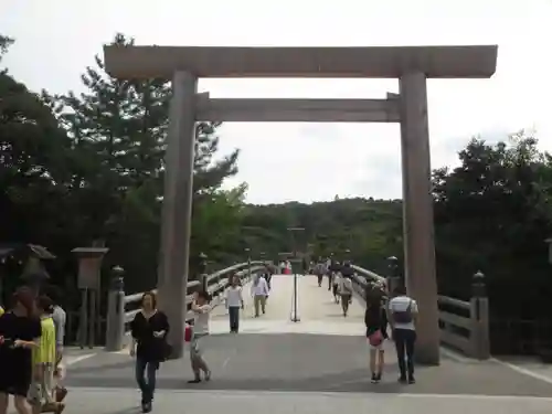 伊勢神宮内宮（皇大神宮）の鳥居