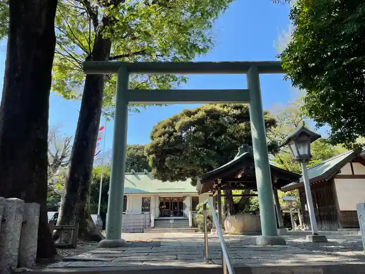 深澤神社の鳥居