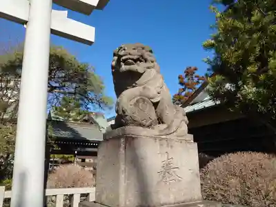 大棚・中川杉山神社の狛犬