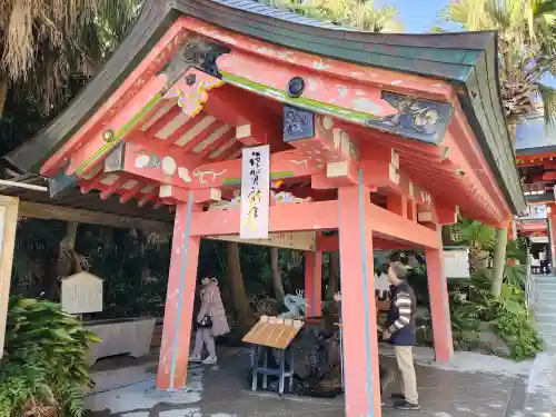 青島神社（青島神宮）の手水舎
